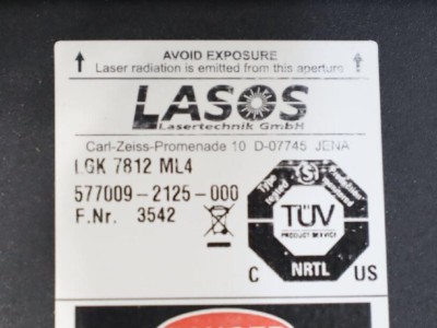 LASOS LGN 7462氦氖激光器电源 低噪高稳图3