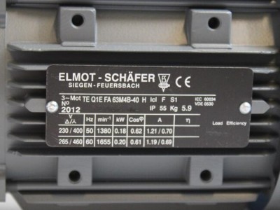 Elmot-Schafer TE Q3E FC 71 M4C电机 紧凑小巧图3