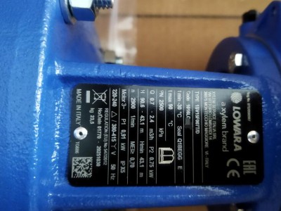 德国Lowara SV‑F多级离心泵 耐腐蚀图3