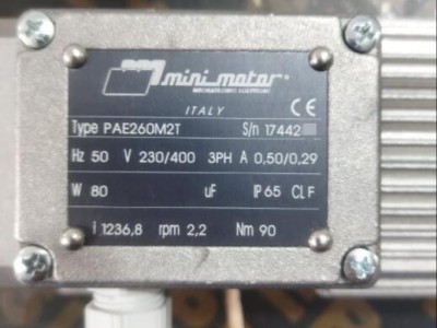意大利 Mini Motor蜗轮减速电机MCC 24 MP 防尘防水图3
